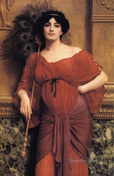 ジョン・ウィリアム・ゴッドワード Painting - ローマン・マトロン 1905年 新古典主義の女性 ジョン・ウィリアム・ゴッドワード